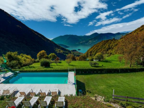 Cozy Chalet at Marone Lake Lombardy with Pool Marone